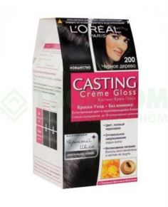 Средства по уходу за волосами Краска L’Oreal Casting Creme Gloss 200 254 мл Черное дерево (А3123600)