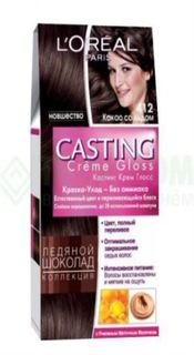 Средства по уходу за волосами Краска L’Oreal Casting Creme Gloss 412 254 мл Какао со льдом (A5713822)