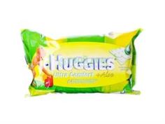 Средства по уходу за детьми Салфетки Huggies Влажные Ultra Comfort Алоэ 64 шт