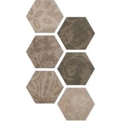 Плитка напольная Плитка Argenta Ceramica Atlas Hexagon Patchword Cold 22x25 см