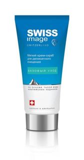 Уход за кожей лица Крем-скраб Swiss image для деликатного очищения 150 мл