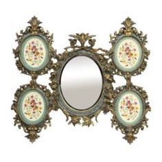 Зеркала Зеркало с панно 20x25x30 Wah luen handicraft