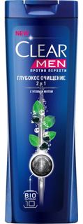 Средства по уходу за волосами Шампунь-бальзам Clear Men Глубокое очищение 2 в 1 400 мл