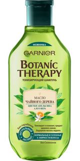 Средства по уходу за волосами Шампунь Garnier Botanic Therapy Масло чайного дерева, цветки апельсина, алоэ вера 400 мл