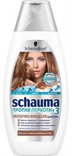 Средства по уходу за волосами Шампунь Schauma Против перхоти Молочко миндаля 380 мл