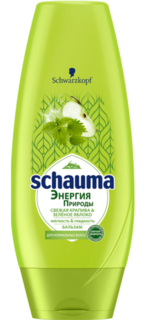Средства по уходу за волосами Бальзам Schauma Энергия Природы Свежая Крапива и Зеленое яблоко для нормальных волос 200 мл Schwarzkopf & Henkel