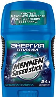 Средства по уходу за телом Дезодорант-стик Mennen Speed Stick Power of Nature Энергия Стихий Снежная лавина 60 мл