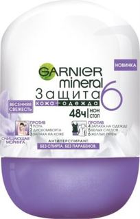 Средства по уходу за телом Дезодорант-антиперспирант Garnier Mineral Защита 6 Весенняя свежесть 150 мл