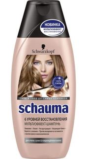 Средства по уходу за волосами Шампунь Schauma 6 уровней восстановления 225 мл