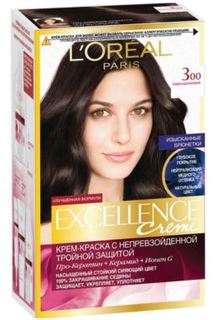 Средства по уходу за волосами Краска для волос LOreal Excellence Creme 3.00 темно-каштановый LOreal