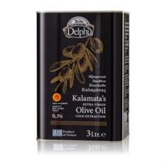 Масло растительное Масло оливковое DELPHI Extra Virgin Kalamata 3 л