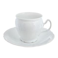 Чайные пары и сервизы Чашка с блюдцем 16 см недекорированная Bernadotte