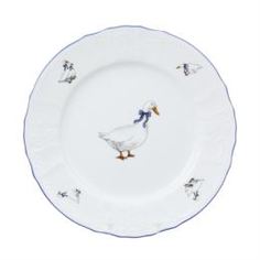 Сервизы и наборы посуды Набор тарелок мелких 25см 6шт Bernadotte декор гуси