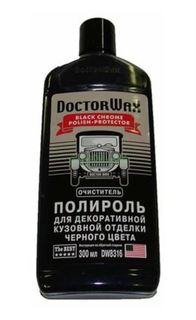 Прочее Очиститель-полироль Doctor Wax DW8316 для декоративной кузовной отделки черного цвета 300 мл