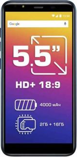 Смартфоны и мобильные телефоны Смартфон Prestigio Muze E5 LTE 16GB Blue