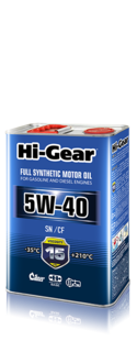 Прочее Масло моторное синтетическое 4л Hi-gear 5w-40 sn/cf