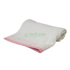 Полотенца Полотенце Maisonette Swirl 70x140 см White-Pink