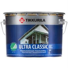 Краски Краска Tikkurila Ultra Classic Полуматовая белая 2.7л