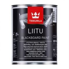 Краски Краска для школьных досок Tikkurila liitu черная 1л Тиккурила ойл