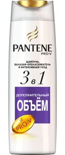 Средства по уходу за волосами Шампунь и бальзам-ополаскиватель Pantene Pro-V 3 в 1 Дополнительный объем 360 мл