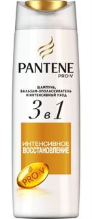 Средства по уходу за волосами Шампунь и бальзам-ополаскиватель Pantene Pro-V 3 в 1 Интенсивное восстановление 360 мл