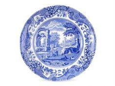 Столовая посуда Тарелка пирожная Spode Голубая Италия 15 см