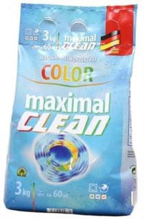 Средства для стирки и ухода за бельем Стиральный порошок Maximal Clean Color 3 кг