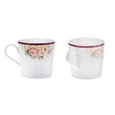 Чайные пары и сервизы Набор 2 кружки Macbeth bone porcelain peony 350мл