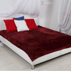 Пледы и покрывала Плед Hongda алый 180х200 микрофибра