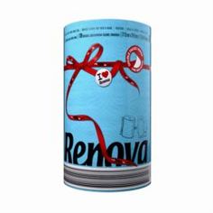 Бумажная продукция Бумажные полотенца Renova Red Label Blue 1 рулон