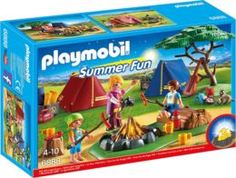 Конструкторы, пазлы Конструктор Playmobil Турбаза со светодиодным костром