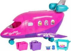 Набор игровой для девочек Игровой набор Moose Самолет Shopkins