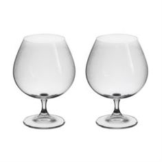 Посуда для напитков Набор фужеров Crystalite Bohemia Кружево для бренди 2х690 мл