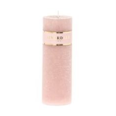 Свечи, подсвечники, аромалампы Свеча pillar розовая 7х20см Riverdale