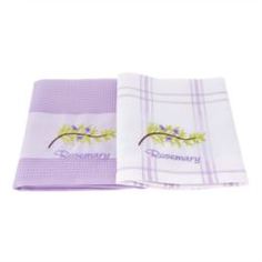 Кухонные полотенца Набор кухонных полотенец 2шт rosemary violet Asil 2017-12