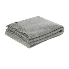 Пледы и покрывала Плед вязаный 130x180 Tweedmill grey