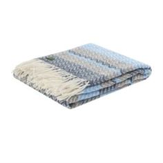 Пледы и покрывала Плед Tweedmill ripple 150x183 blue slate