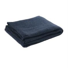 Пледы и покрывала Плед вязаный 130x180 blue slate Tweedmill