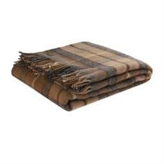 Пледы и покрывала Плед Tweedmill check 150x183 vicuna/grey