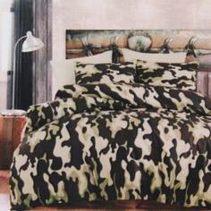Комплекты постельного белья Постельный комплект камуфляж полуторный green Bahar
