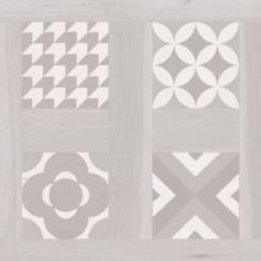 Плитка напольная Плитка Argenta Selandia Dcor Bianco RC 60x60 см 88240