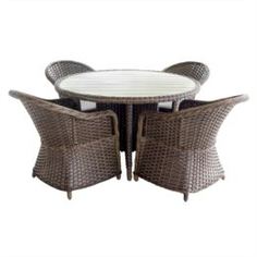 Комплекты мебели Комплект мебели Yuhang стол+4 кресла (YH-T4526P/YH-C1103KB)