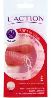 Уход за кожей лица Мягкий скраб для губ Laction Soft Lip Scrub 9 г Laction