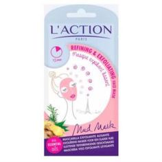 Уход за кожей лица Маска для лица Laction Paris Refining & Exfoliating Face Mask 15 г