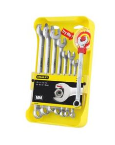 Наборы инструментов Набор комбинированных гаечных ключей STANLEY Ratcheting Wrench 8 шт