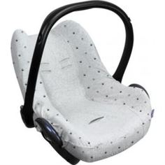 Детские коляски, автокресла и аксессуары Чехол для автокресла Dooky Seat Cover 126823 Light Grey Crowns