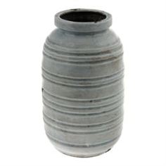 Вазы Ваза декоративная Kaemingk stoneware with line 17х27.5см