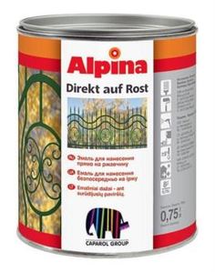 Краски Краска Alpina Direkt a rost ral8017 750ml (537324)