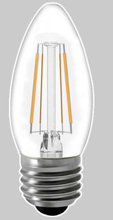 Лампочки Лампа свеча glden-cs-8-230-e27-2700 General 649974