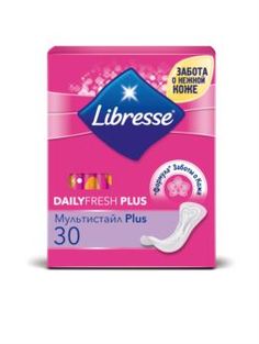 Средства личной гигиены Ежедневные прокладки Libresse Dailyfresh Plus Multistyle, 30 шт.